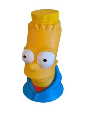 Universal Studios Bart Simpson Collectible Souvenir 3D Sipper Cup Mug Tumbler